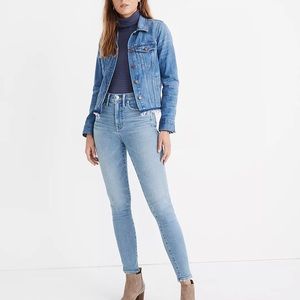 Madewell 10" High-Rise Skinny Jeans in Hamden Wash 28 Regular